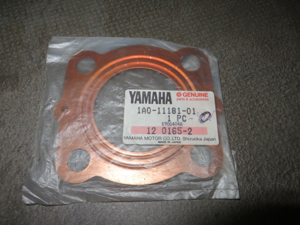 Yamaha Zylinderkopfdichtung RD250 (1978-1979) Gasket Cylinder Head 1A0-11181-01 Original Neu 1A0-11181-01 Original Ersatzteil